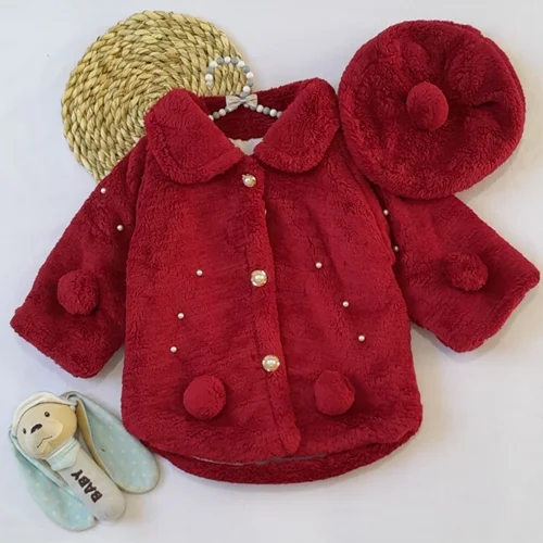 شنل و کلاه دخترانه مرواریدی